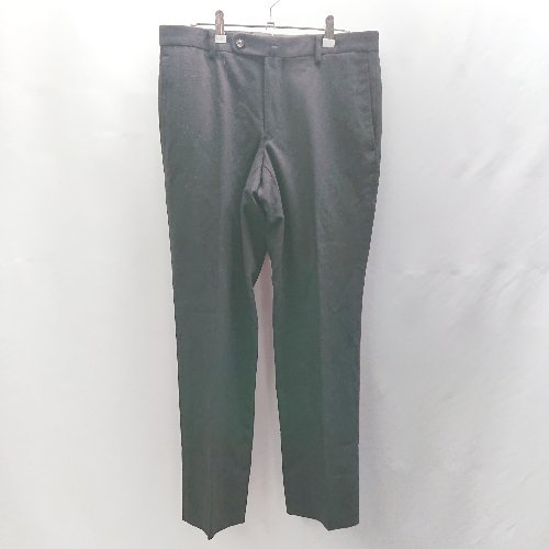 ◇ ⊇ UNIVERSAL LANGUAGE ユニバーサルランゲージ ノータック ストレートパンツ サイズL ブラック メンズ E 【中古】 ◇ ⊇ UNIVERSAL LANGUAGE ユニバーサルランゲージ ノータック ストレートパンツ サイズL ブラック メンズ E 【中古】