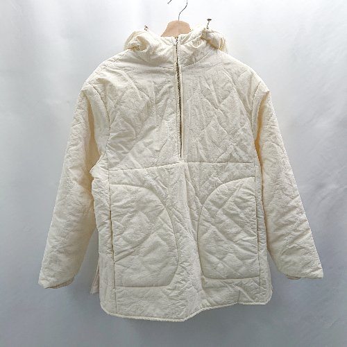 ◇ ⊇ HOWDY 長袖 ダウンパーカ サイズ表記なし オフホワイト レディース E 【中古】
