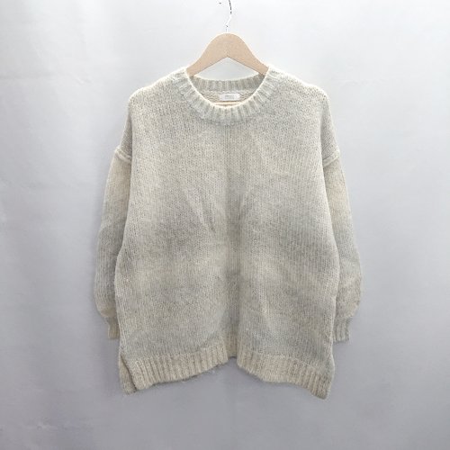 ◇ ⊇ LOWRYS FARM ローリーズファーム 長袖 ニット サイズF グレー ベージュ レディース E 【中古】