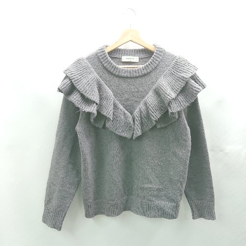 ◇ ⊇ URBAN RESEARCH アーバンリサーチ 長袖 ニット サイズF ラベンダー系 レディース E 【中古】