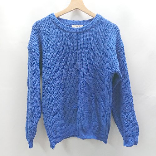 ◇ ⊇ NOWLE ノウル ニット 長袖 セーター サイズM ブルー メンズ E 【中古】