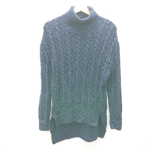 ◇ ⊇ Plage プラージュ アシメントリー 長袖 ニット サイズ表記なし ネイビー レディース E 【中古】