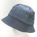 ◇ Θ RUBEN ルーベン デニム パッチワーク バケット ハット 帽子 ブルー サイズ表記なし メンズ E 【中古】