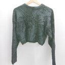 ◇ ⊇ FREE'S MART フリーズマート 長袖 カーディガン サイズFR ブラック レディース E 【中古】(4)