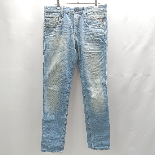 ◇ Θ REPLAY デニム パンツ サイズ W30L32 ブルー系 メンズ E 【中古】
