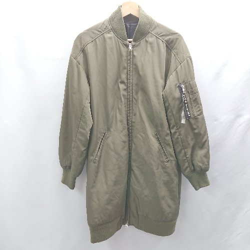 ◇ Θ jouetie ジュエティ ロング丈 長袖 ブルゾン ジャケット サイズ M カーキ系 レディース E 【中古】