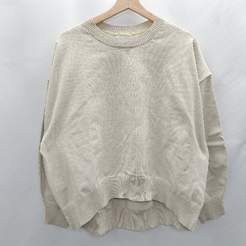 ◇ ⊇ Bou Jeloud ブージュルード 長袖 プルオーバー サイズF ベージュ系 レディース E 【中古】