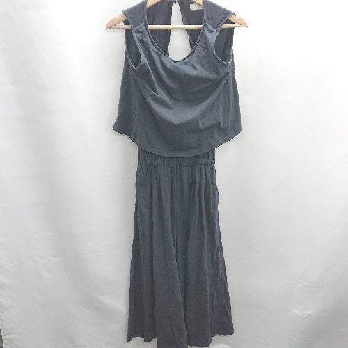 ◇ ⊂ URBAN RESEARCH Sonny Label ウエストゴム オールインワン サイズF ブラック系 ネイビー レディース E 【中古】 ◇ ⊂ URBAN RESEARCH Sonny Label ウエストゴム オールインワン サイズF ブラック系 ネイビー レディース E 【中古】