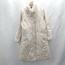 ■ ⊇ SUMURILA 長袖 ダウンコート サイズM-L ベージュ レディース E 【中古】(4)
