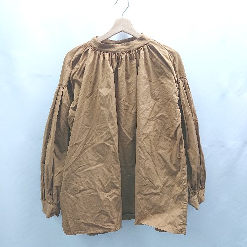 ◇ ⊇Φ I_am アイアム バックボタン 長袖 チュニック サイズフリー ブラウン レディース E 【中古】 ◇ ⊇Φ I_am アイアム バックボタン 長袖 チュニック サイズフリー ブラウン レディース E 【中古】