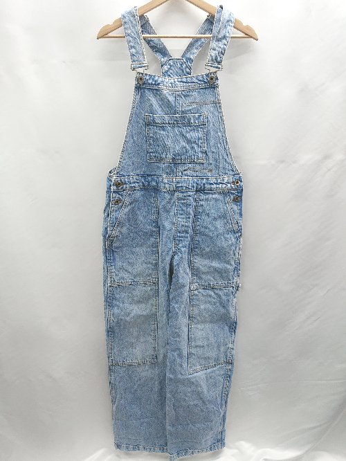 ◇ Θ ZARA ザラ サロペット風 オーバーオール サイズM ブルー レディース E 【中古】
