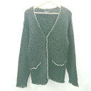 ◇ ⊂ MONSIEUR NICOLE ムッシュニコル 長袖 カーディガン サイズ表記なし ブラック メンズ E 【中古】