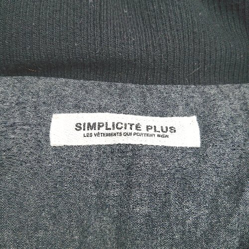 ◇ ⊇ Simplicite サンプリシテ 長袖 ダウンジャケット サイズ40 ネイビー メンズ E 【中古】