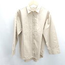 ◇ Θ◎●未使用● a.v.v アー ヴェ ヴェ 長袖 シャツ サイズM ベージュ メンズ E 【中古】