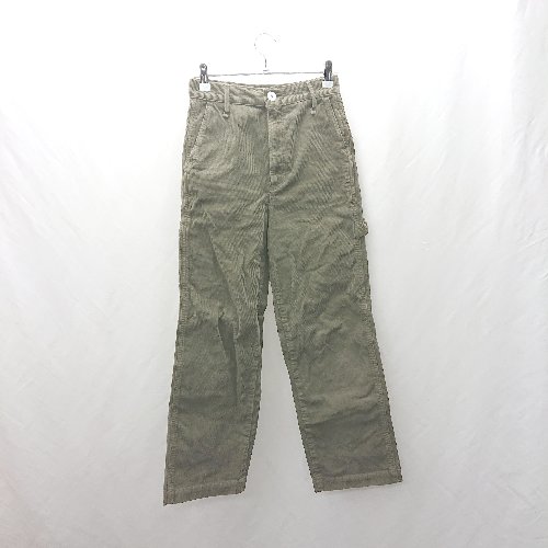 ◇ ⊇ upperhights アッパーハイツ コーデュロイパンツ サイズ21 カーキ系 レディース E 【中古】