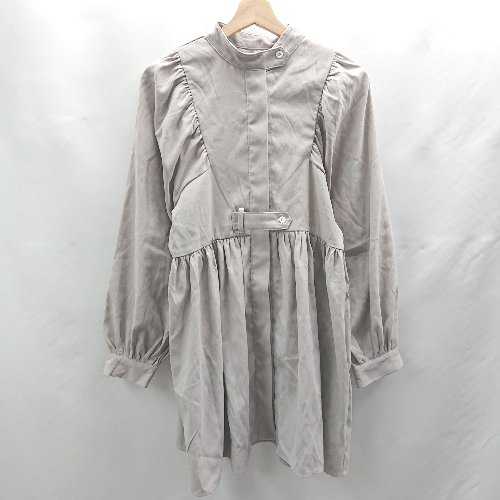 ◇ ⊇ JUNOAH ジュノア 長袖 チュニック サイズL モカ系 レディース E 【中古】 ◇ ⊇ JUNOAH ジュノア 長袖 チュニック サイズL モカ系 レディース E 【中古】