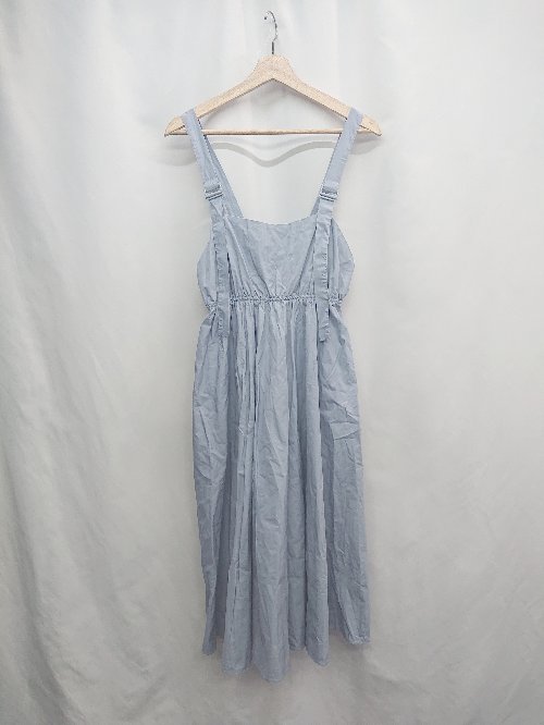 ◇ ⊂ KBF バックフリル ロング丈 ワンピース サイズ1 ライトブルー レディース E 【中古】