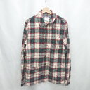 ◇ ⊇◎ VANISHING ELEPHANT ヴァニッシング エレファント チェック柄 長袖 シャツ サイズS グリーン レッド系 メンズ E 【中古】(4)