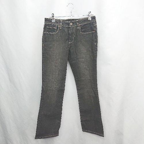 ◇ Θ POLO JEANS COMPANY RALPH LAUREN ブランドタグ付き ストレートジーンズ サイズ2 ブラック系 メンズ E 【中古】