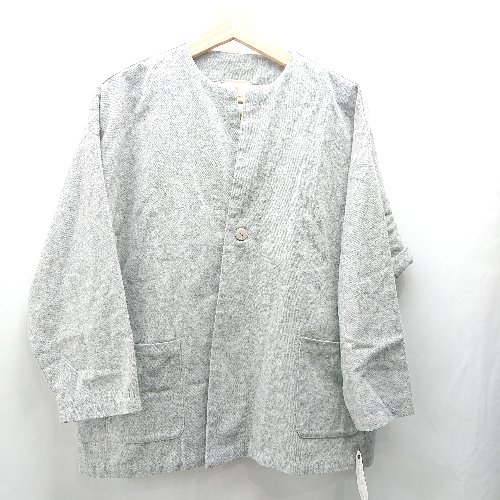 ◇ ⊂ ◎ motti 長袖 ジャケット サイズM-L グレー レディース E 【中古】