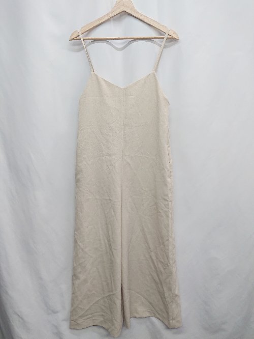 ◇ ⊂ NATURAL BEAUTY BASIC サロペットパンツ サイズM ベージュ系 レディース E 【中古】