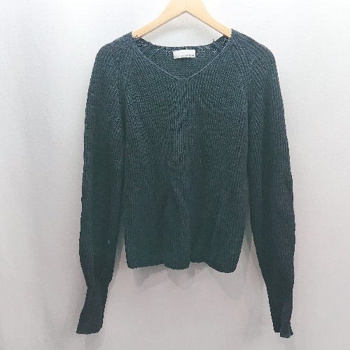 ◇ ⊇ green label relaxing UNITED ARROWS Vネック . 長袖 ニット セーター サイズ表記なし ネイビー レディース メンズ...