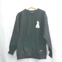 ◇ ⊇ KOKOBAKIA ココバキア 裏起毛 長袖 トレーナー サイズXXL ブラック レディース E 【中古】