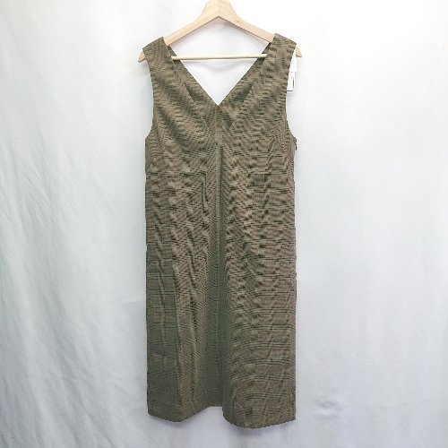 ◇ ◎●未使用● ⊇ ROPE PICNIC ロペピクニック 総柄 膝下丈 ワンピース サイズ36 ブラウン系 レディース E..