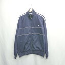 ◇ ⊇ U.S. POLO ASSN. ユーエスポロアッスン ライン 長袖 ジャージ サイズL ネイビー レディース E 【中古】