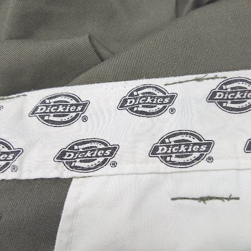 ◇ Θ Dickies ディッキーズ ストレートパンツ サイズ30 カーキ系 メンズ E 【中古】