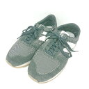 ◇ Θ NEW BALANCE ブランドロゴ入り ローカットスニーカー サイズ23 ブラック ホワイト レディース E 【中古】(4)