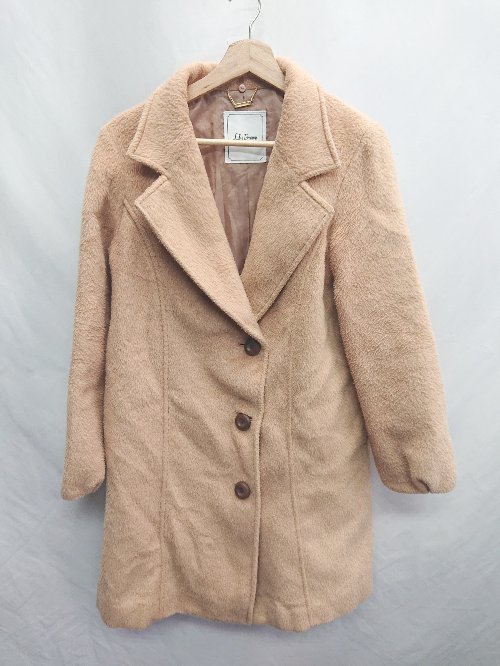 ◇ ⊇ Lily Brown リリーブラウン 長袖 ロングコート サイズF ブラウン系 レディース E 【中古】(4)