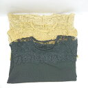◇ ⊂ 《 one after another NICE CLAUP レース 半袖カットソートップスセット レディース 》 E 【中古】
