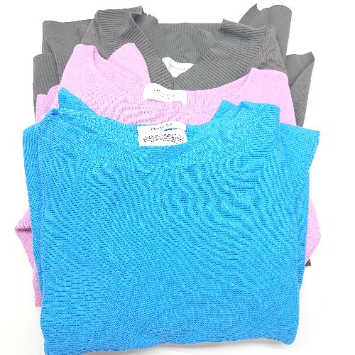 ◇ ⊆ 《 OPAQUE.CLIP オペークドットクリップ まとめ売り3点セット サイズ38/M ニット レディース 》 E ..