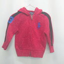 ◇ ⊇ RALPH LAUREN ラルフローレン キッズ 長袖 パーカー サイズ90 レッド系 レディース メンズ E 【中古】
