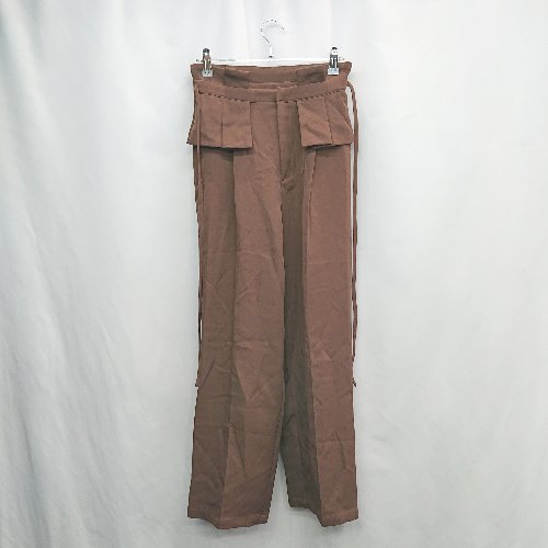 ◇ ◎●未使用● ⊂ LAUIR ラウアー タッグパンツ サイズM ブラウン系 レディース E 【中古】