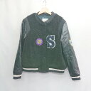 ◇ ⊇ SUMMERME サマーミー ロゴ刺繍 長袖 ブルゾン サイズ38 ブラック系 レディース E 【中古】(4)
