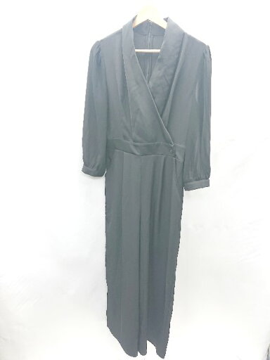 ◇ ⊂ DRESS+ ドレスプラス 袖シースルー 長袖 オールインワン サイズ L ブラック レディース E 【中古】 ◇ ⊂ DRESS+ ドレスプラス 袖シースルー 長袖 オールインワン サイズ L ブラック レディース E 【中古】