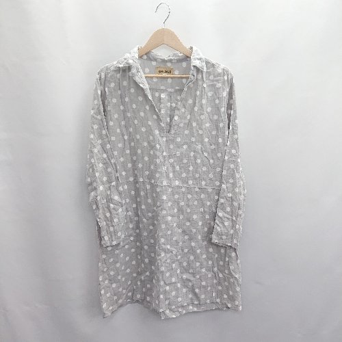 ◇ Θ CALINER カリネ 長袖 チュニック サイズ表記なし グレー レディース E 【中古】 ◇ Θ CALINER カリネ 長袖 チュニック サイズ表記なし グレー レディース E 【中古】
