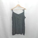 ◇ ⊂Φ◎●未使用● by muni:r バイ ムニール キャミソール サイズF ブラック レディース E 【中古】