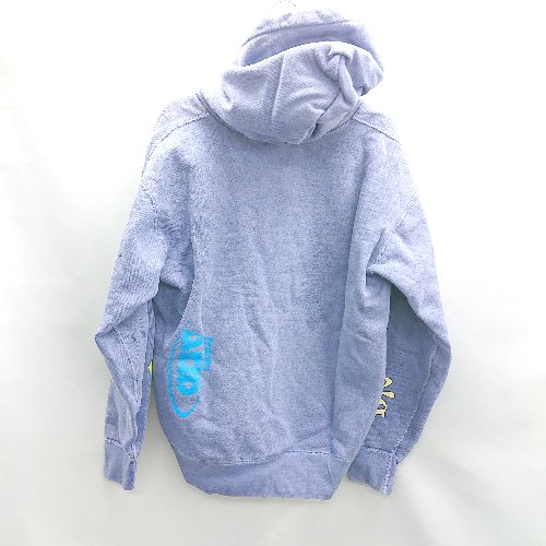 ◇ ⊇ bal original dot comme 裏起毛 長袖 パーカー サイズL パープル メンズ E 【中古】