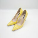 ◇ ⊂ BABY PURE ベイビーピュア ピンヒール パンプス サイズ23.5 イエロー系 レディース E 【中古】(4)