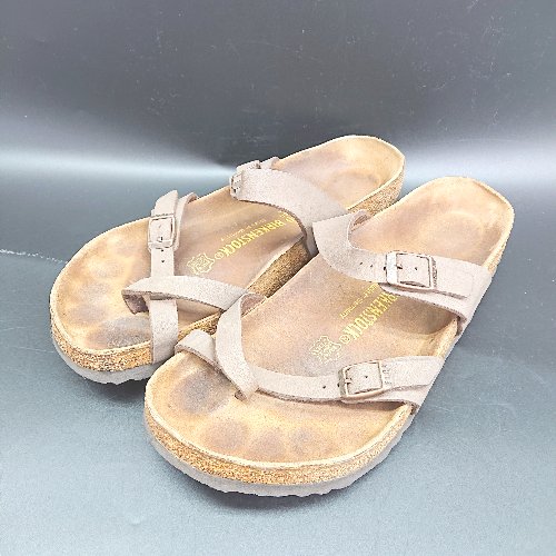 ◇ ⊂ BIRKENSTOCK ビルケンシュトック マヤリ Mayari サンダル サイズ26 ブラウン メンズ E 【中古】