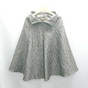 ◇ ⊇ snidel スナイデル キルティング ロング フレアー スカート サイズ0 グレー系 レディース E 【中古】(4)