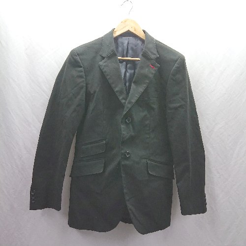 ◇ ⊇ BOYCOTT LE COSTUME ボイコット ビジネス コットン系 長袖 ジャケット サイズ2 ブラック メンズ E 【中古】 ◇ ⊇ BOYCOTT LE COSTUME ボイコット ビジネス コットン系 長袖 ジャケット サイズ2 ブラック メンズ E 【中古】