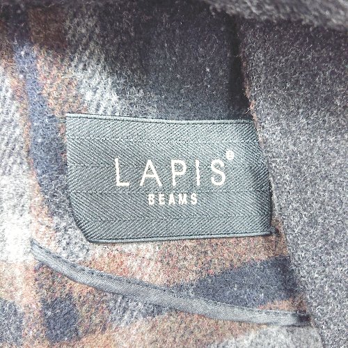 ◇ ⊇ BEAMS ビームス ウール混合 長袖 コート サイズ表記なし ダークグレー レディース E 【中古】