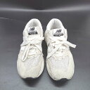◇ Θ NEW BALANCE ニューバランス カジュアル スニーカ サイズ24.5 アイボリー系 レディース E 【中古】