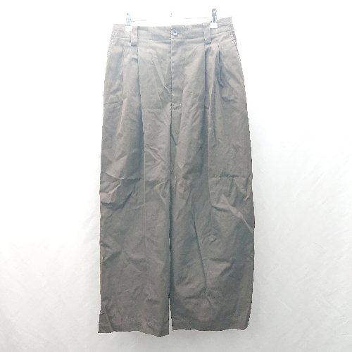 ◇ Θ MAISON SPECIAL メゾンスペシャル 腰紐入り タックパンツ サイズ01 ブラウン レディース E 【中古】