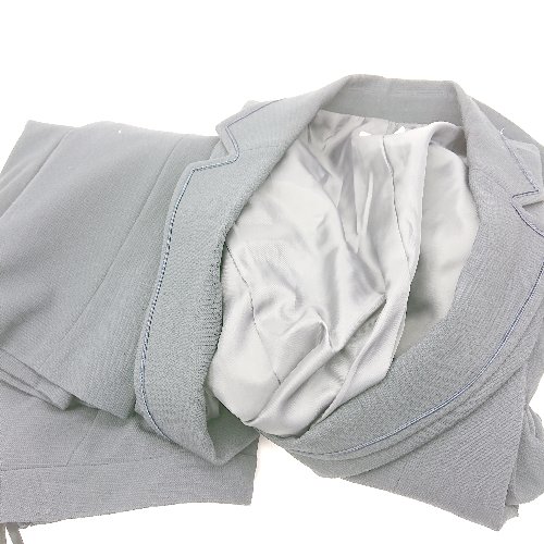 ◇ ⊇ Persodea ペルソデア ひざ丈 スカートスーツセット サイズ11 ネイビー レディース E 【中古】