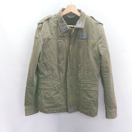 ◇ ⊇◎ TAKEO KIKUCHI タケオキクチ 綿 長袖 ジャケット サイズ3 カーキ メンズ E 【中古】 ◇ ⊇◎ TAKEO KIKUCHI タケオキクチ 綿 長袖 ジャケット サイズ3 カーキ メンズ E 【中古】